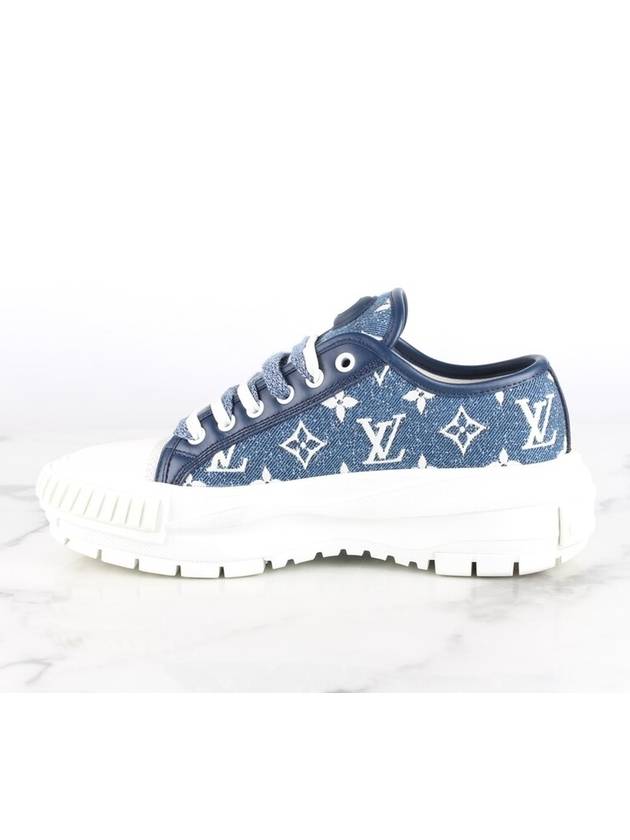 LV Squad Denim Sneakers 37 5 245 - LOUIS VUITTON - BALAAN 6