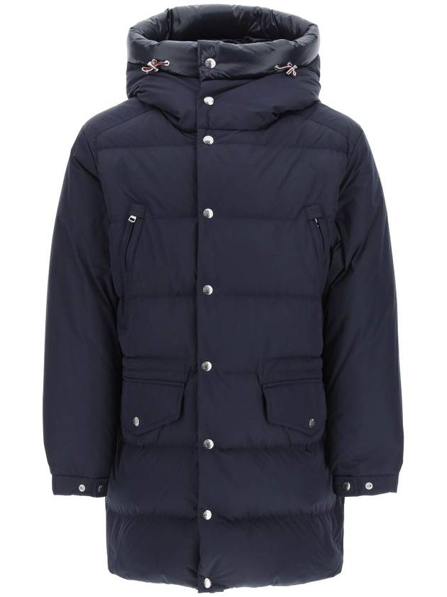 Men's Commerce Commercy Down Long Padded Jacket Navy - MONCLER - BALAAN 1