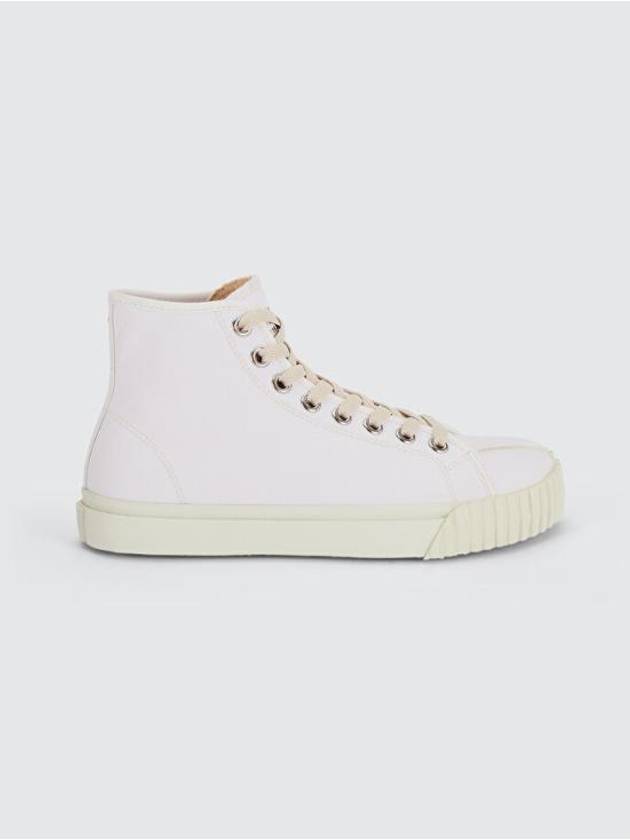 Tabi Canvas High Top Sneakers White - MAISON MARGIELA - BALAAN 2