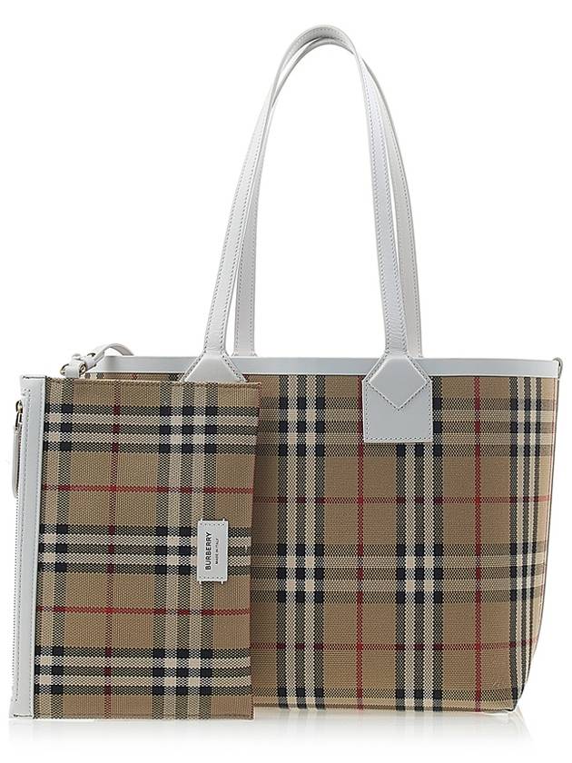 London Small Tote Bag Beige - BURBERRY - BALAAN 2