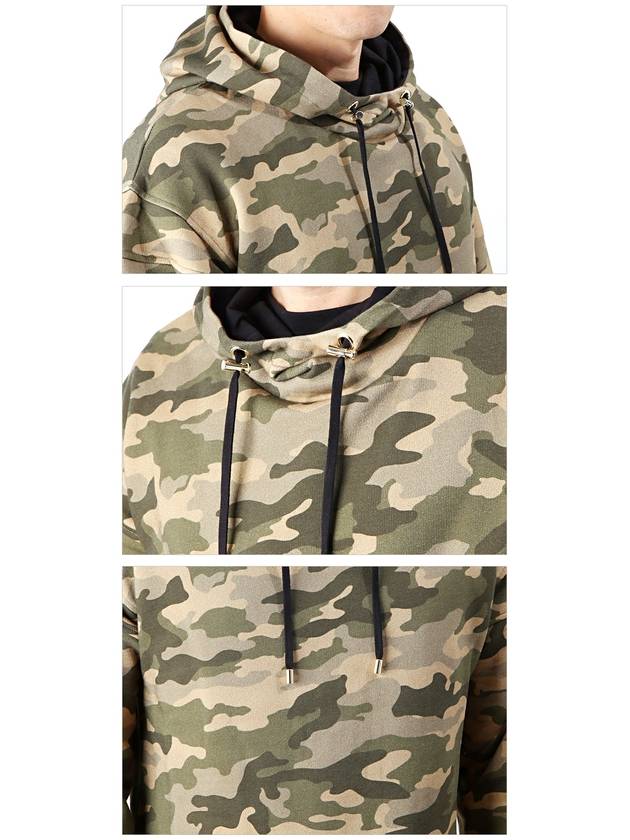 Cotton Hoodie Military - BALMAIN - BALAAN 5