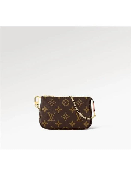 Monogram Mini Pochette Shoulder Bag Brown - LOUIS VUITTON - BALAAN 2