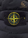 Used luxury goods Lewis It L Black Wappen Loom Woven Hooded Padded Jacket - STONE ISLAND - BALAAN 4