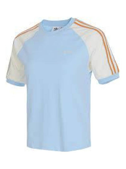 80s Cotton Short Sleeve T Shirt Clear Sky - ADIDAS - BALAAN 2