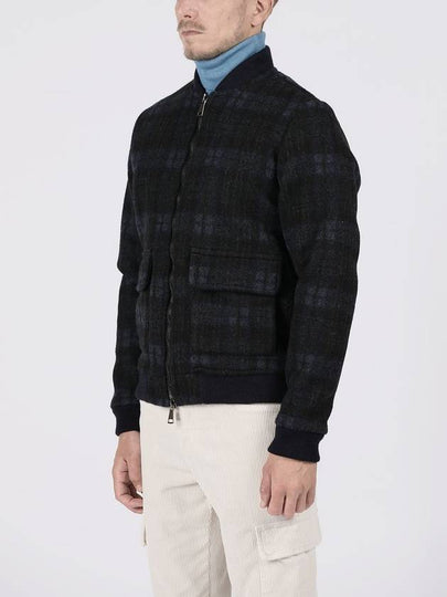 Made In Italy Florence Wool Check Blouson Jumper F ICJP50 - PANICALE - BALAAN 2