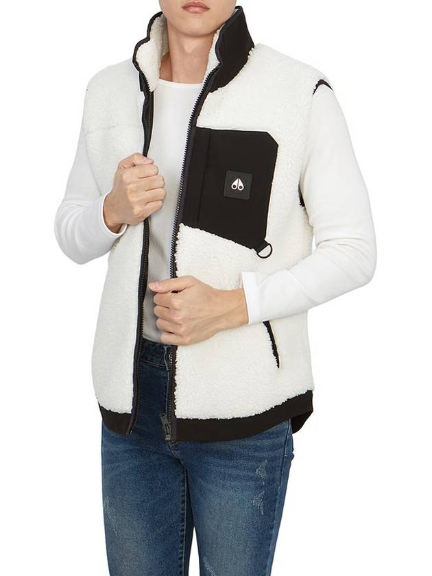 Saglek Fleece Vest White - MOOSE KNUCKLES - BALAAN 7