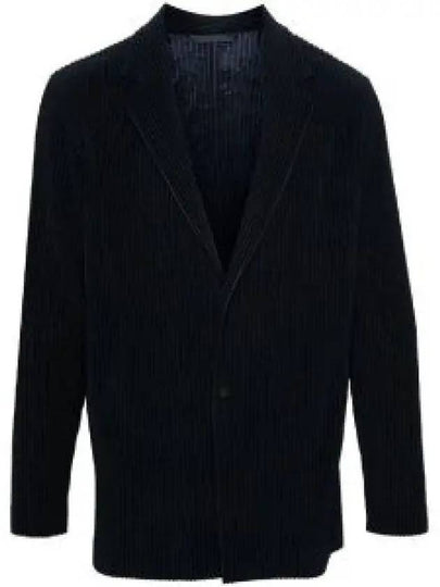 Homme Plisse Basics Pleated Blazer Jacket Black - ISSEY MIYAKE - BALAAN 2