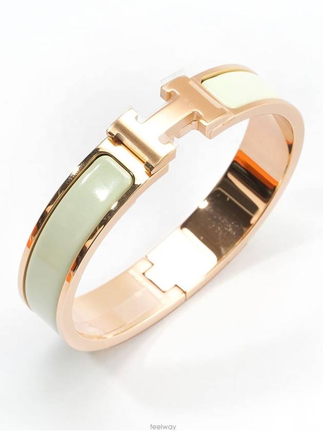 Click Ash Bangle Berfiz Rose Gold 68428 - HERMES - BALAAN 5