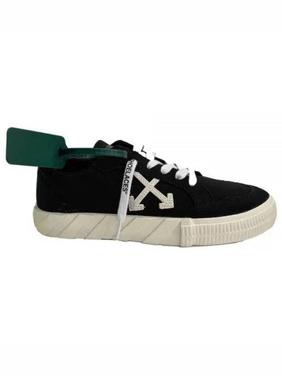 Canvas Low Top Sneakers Black - OFF WHITE - BALAAN 2