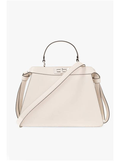 Peekaboo I See You Medium Tote Bag White - FENDI - BALAAN 2