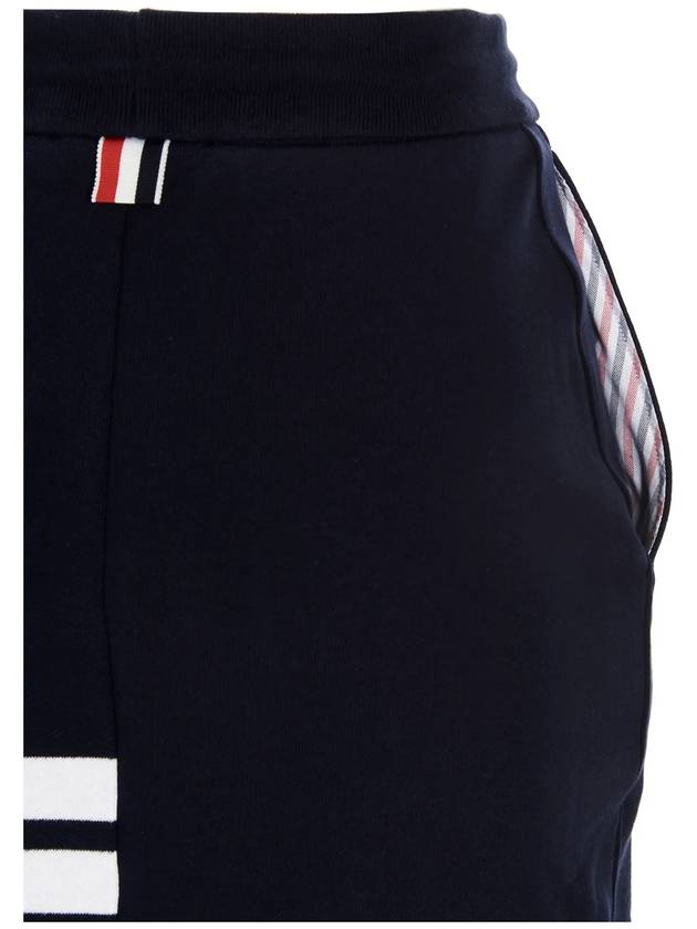 Women's 4-Bar Stripe Drawstring Skirt Navy - THOM BROWNE - BALAAN 5