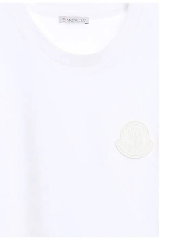 Big logo short sleeve tshirt white 8C759 00 V8161 033 - MONCLER - BALAAN 4