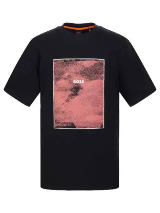 Boss season print short sleeve t shirt - HUGO BOSS - BALAAN 1