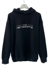 The Line Logo Print Hoodie Black - VETEMENTS - BALAAN 2