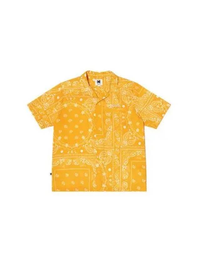 KODAK Apparel Summer Paisley Shirt YELLOW - KODO - BALAAN 1