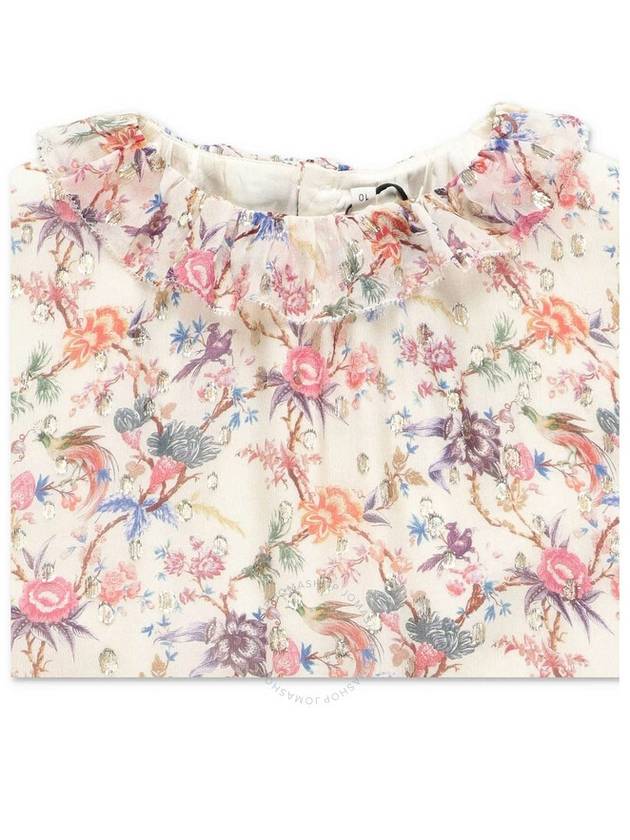 Bonpoint Floral-Print Ruffled Dress, Size 10Y - BONPOINT - BALAAN 2