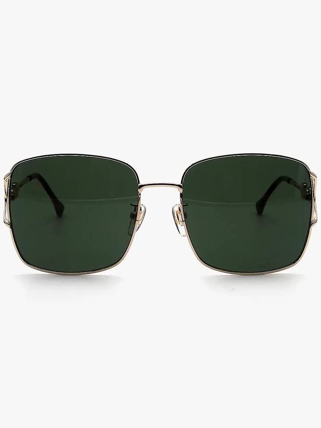 Eyewear Square Metal Sunglasses Gold - GUCCI - BALAAN 2