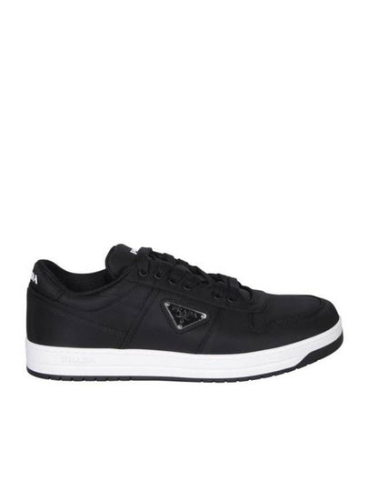 Re-Nylon Low Top Sneakers Black - PRADA - BALAAN 2