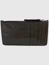 Zipper Shiny Long Leather Card Wallet Grey - MAISON MARGIELA - BALAAN 4