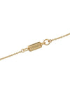 Halo Pave Stud Necklace Gold - COACH - BALAAN 6