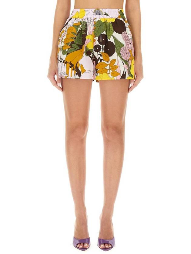 La Doublej Floral Print Shorts - LA DOUBLEJ - BALAAN 1