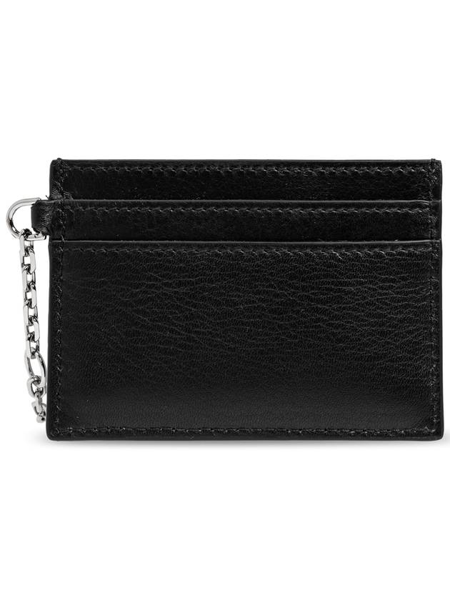 Sling Logo Plaque Card Holder Black - ALEXANDER MCQUEEN - BALAAN 3