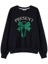 Ribbon Present Sweatshirt Navy - METAPHER - BALAAN 6