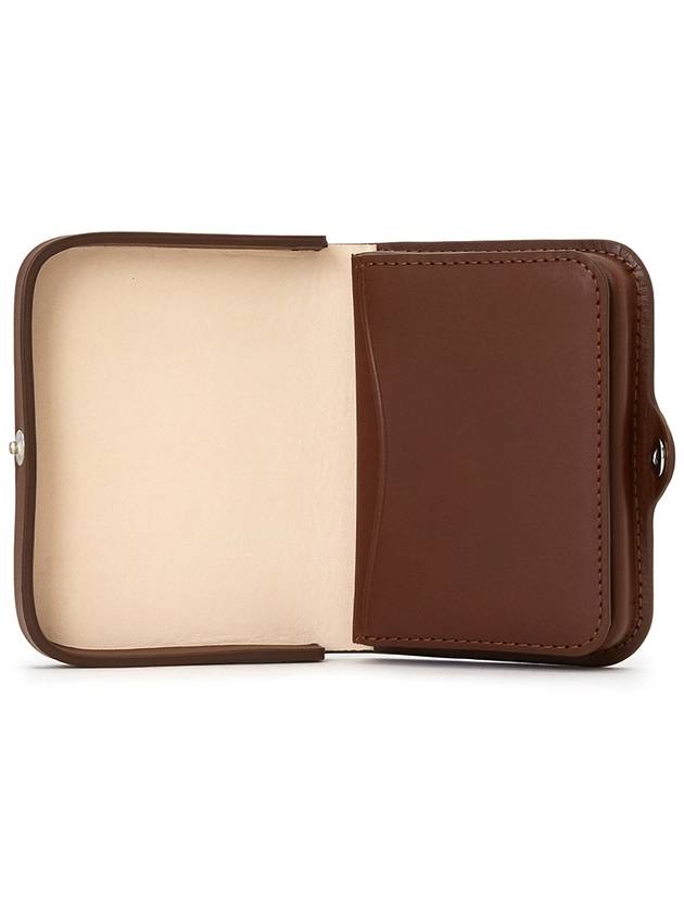 Josh Leather Coin Wallet Hazelnut - A.P.C. - BALAAN 5