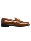 Granville CD Logo Leather Loafers Middle Brown - DIOR - BALAAN 1