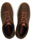 Runner Leather Low Top Sneakers Brown - CAMPER - BALAAN 3