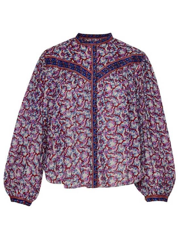 Salika Flower Print Blouse - ISABEL MARANT ETOILE - BALAAN.