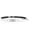 B 1DR 20 Slim Metallic Belt Silver - DIESEL - BALAAN 2