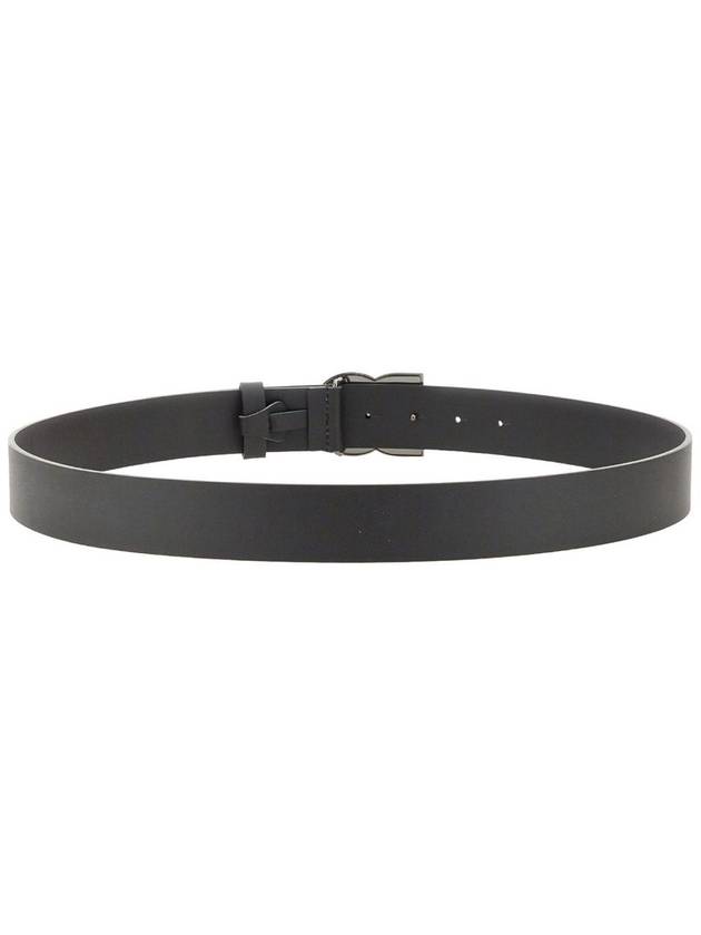 Logo Leather Belt Black - DOLCE&GABBANA - BALAAN 4