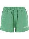 Disco Cotton Shorts Green - SPORTY & RICH - BALAAN 1