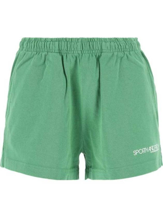 Disco Cotton Shorts Green - SPORTY & RICH - BALAAN 1