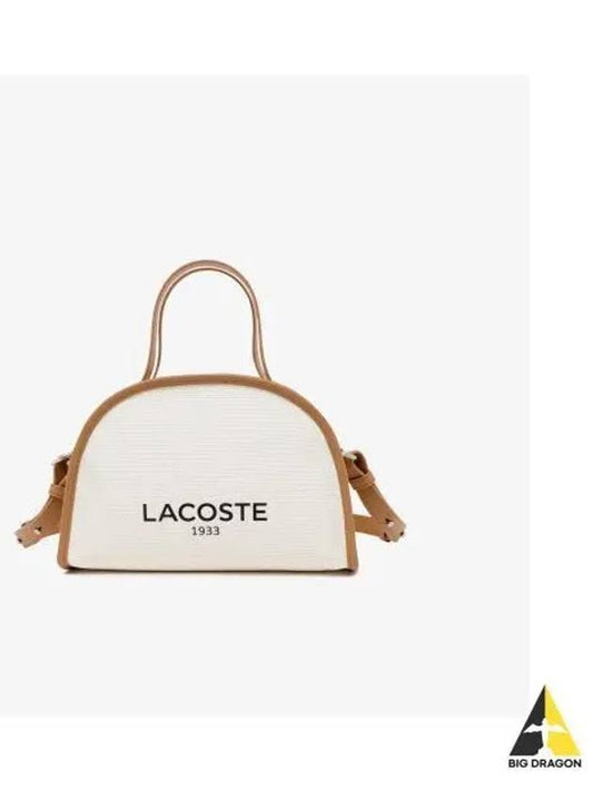 Women s Heritage Canvas Bowling Bag Ivory - LACOSTE - BALAAN 1