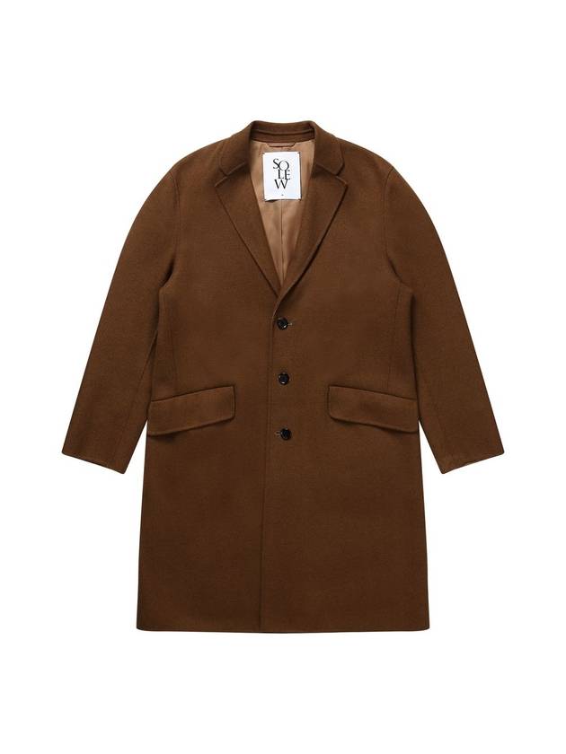 Men's Handmade Single Coat Camel - SOLEW - BALAAN 2