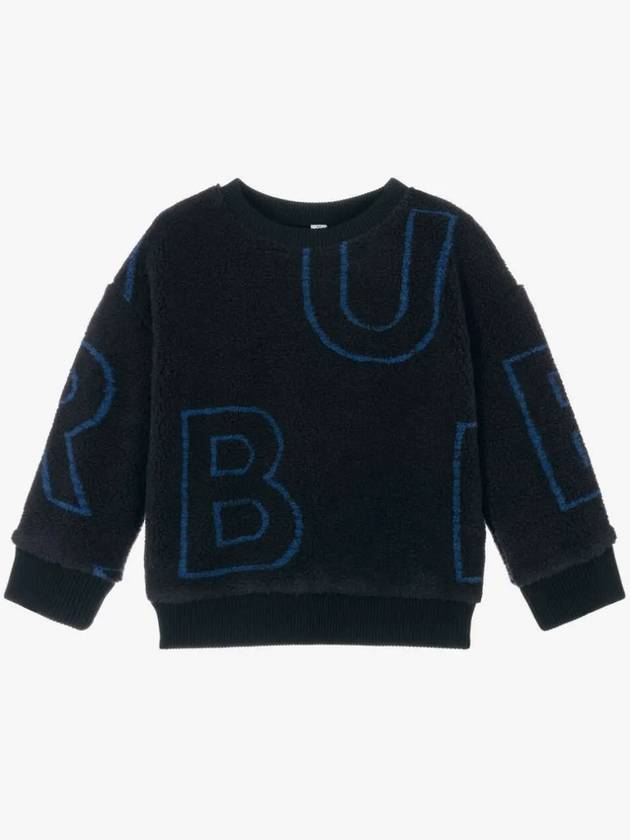 Kids Logo Fleece Sweatshirt 8053651 Italy - BURBERRY - BALAAN 1