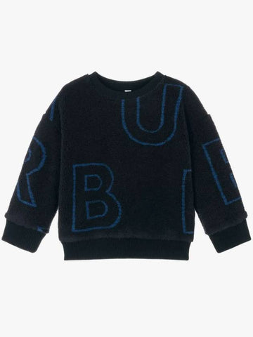 Kids Logo Fleece Sweatshirt 8053651 Italy - BURBERRY - BALAAN 1