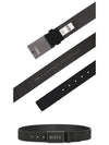 Lettering Logo Leather Belt Black - HUGO BOSS - BALAAN 4
