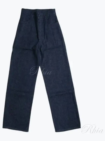 Navy o pants in blue denim TRNA CO AU24 Navalo - BASERANGE - BALAAN 1