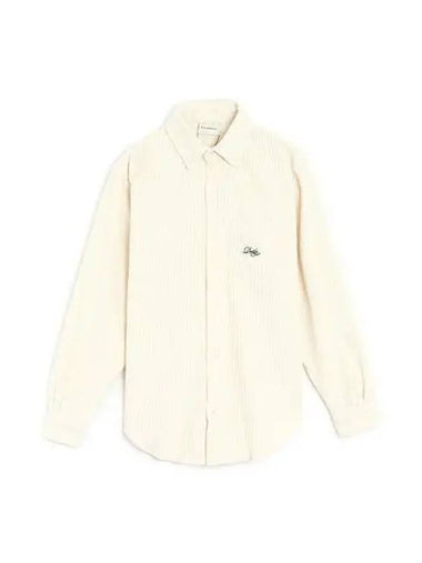 Drold Monsieur Shirt Corduroy Cream - DROLE DE MONSIEUR - BALAAN 1