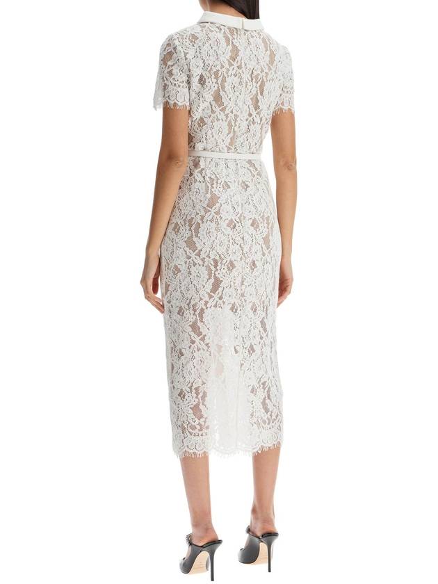 lace dress with belt - SELF PORTRAIT - BALAAN 3