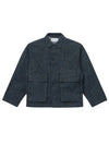 Boxy Denim Jacket Indigo - LEMAIRE - BALAAN 2