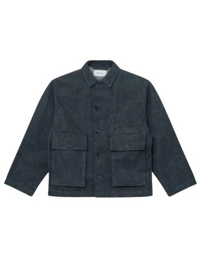 Boxy Denim Jacket Indigo - LEMAIRE - BALAAN 2