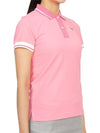 Golf wear women s collar short sleeve t shirt MLW 3B AP08 PINK - MARK & LONA - BALAAN 4