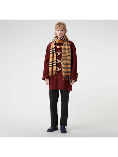 Gosha Rubchinskiy cashmere scarf muffler Gosha Rubchinskiy x - BURBERRY - BALAAN 1