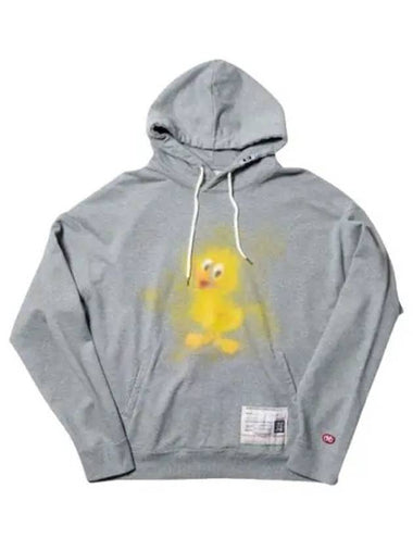 A13HD661 Gray Duck Printed Hoodie - MIHARA YASUHIRO - BALAAN 1