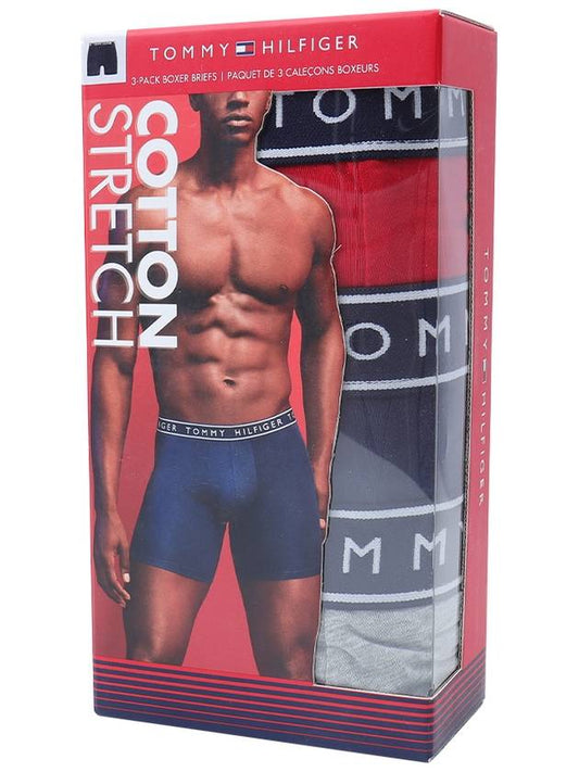 3 Pack Stretch Boxer Men’s Square Briefs 09T4145608 - TOMMY HILFIGER - BALAAN 1