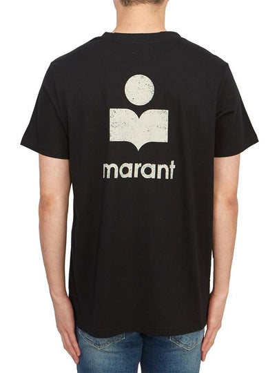 Isabel Marant Jafer Men s Short Sleeve T Shirt TS0047HA B1N19H BKEC - ISABEL MARANT ETOILE - BALAAN 2